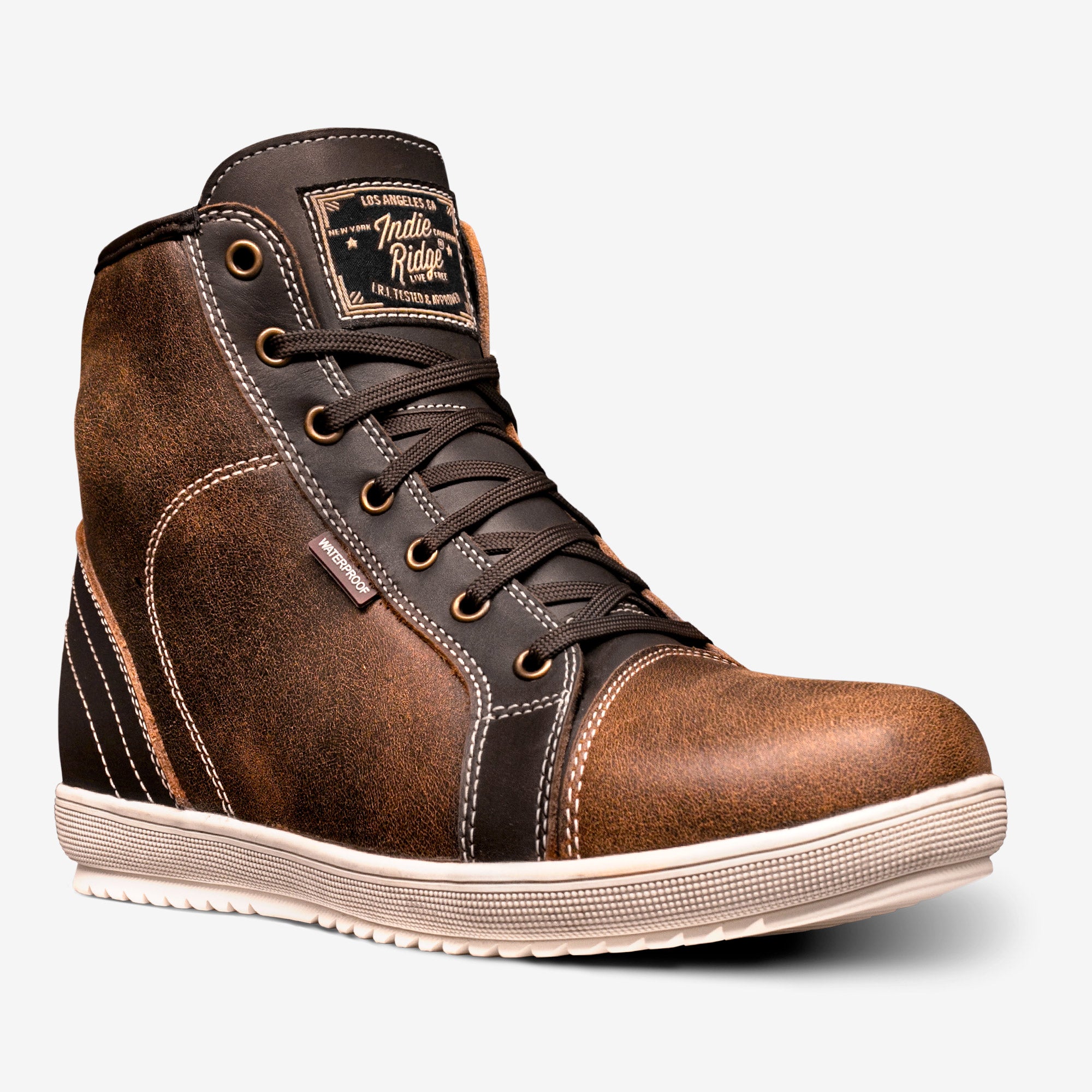 フードゥー・ムーンの下で The Comanche Motorcycle Boots - Waterproof | Indie Ridge