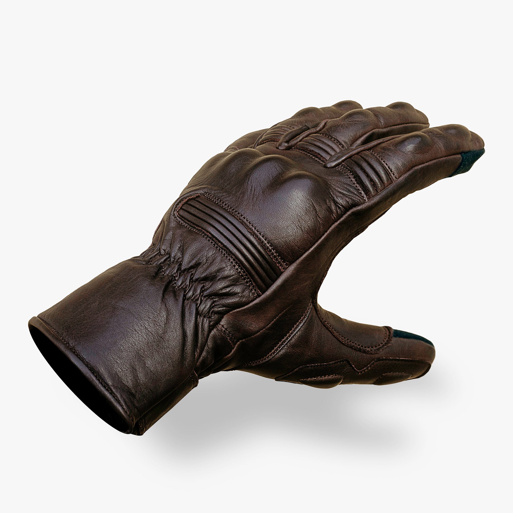 Full Gauntlet Motorcycle Gloves Brown, X-Large Full Gauntlet Motorcycle Gloves Brown, X-Large