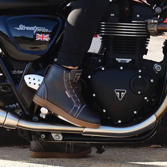 Stivali Moto Indie Ridge The Apache Marrone - Pelle, Taglia 13 Uomo - Nuovi Senza Scatola - Foto 3