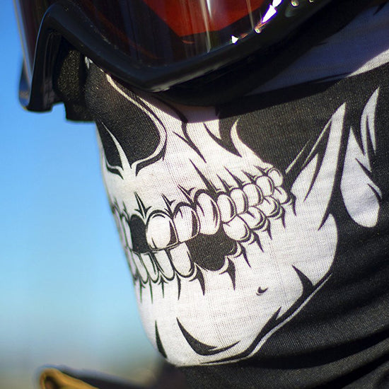 skull face mask motorcycle