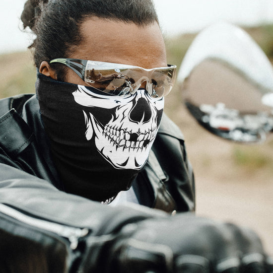 skull face mask motorcycle